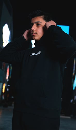 POWR Original Black Hoodie (KIDS)