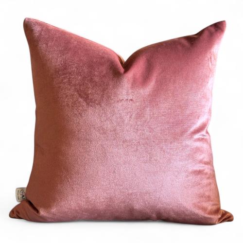 غطاء وسادة مخمل روز