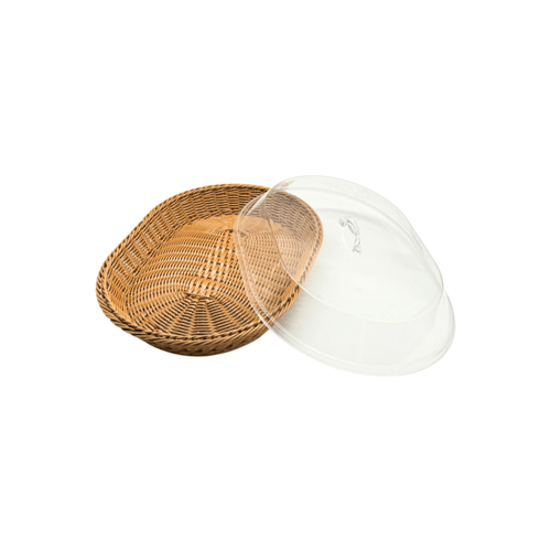 سلة خبز بيضاوي بغطاء كريلك 45*35