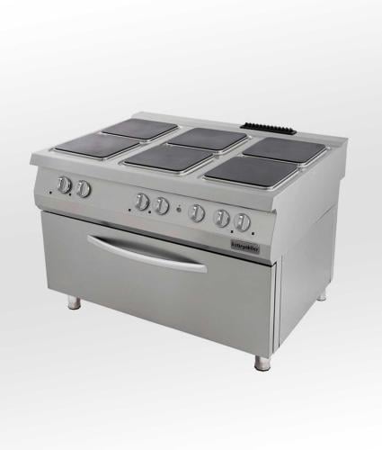 موقد كهربائي 6عين وفرن OZTI