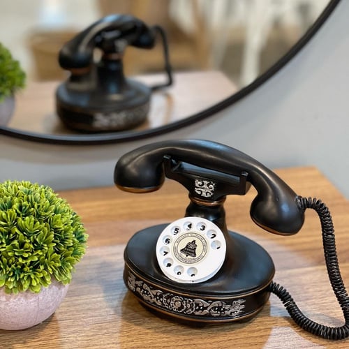 ديكور تلفون قديم سيراميك