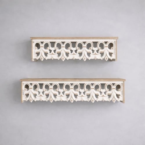 رف جداري خشب DRAK