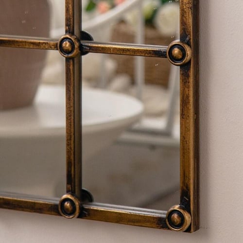 مرايا جدارية ذهبي