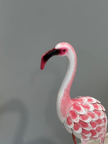 مجسم فلامنجو حديد