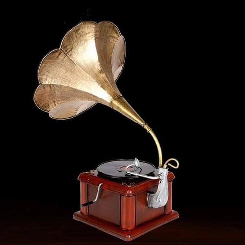 ديكور جرامافون حديد انتك