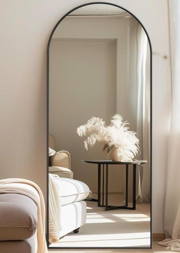 مرايا طويلة ارضية اسود