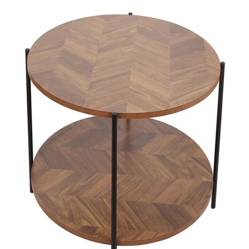 طاولة منتصف خشب و حديد VERO