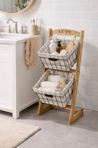 ستاند خشب سلال حديد JARDO