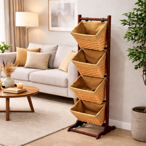 ستاند خشب سلال خوص JARDO