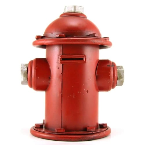 ديكور طرمبة اطفاء حديد انتك