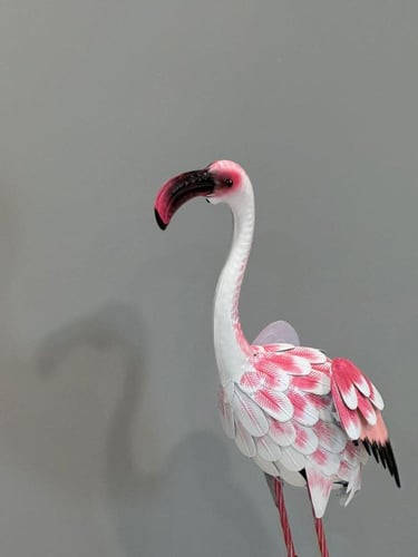 مجسم فلامنجو حديد