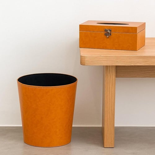 سلة و علبة مناديل