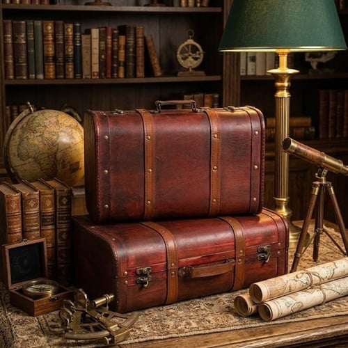 صندوق خشب انتيك