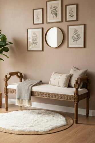 بنش خشب فخم