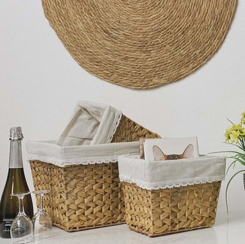 طقم سلال خوص طبيعي KHOSE