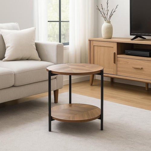 طاولة خدمة - جانبية خشب و حديد VERO