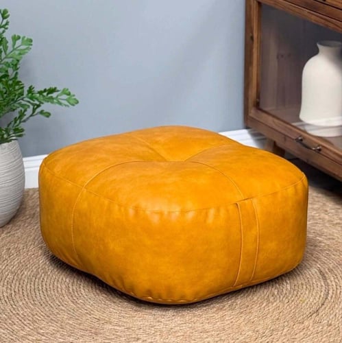 جلسة ارضية بوف جلد