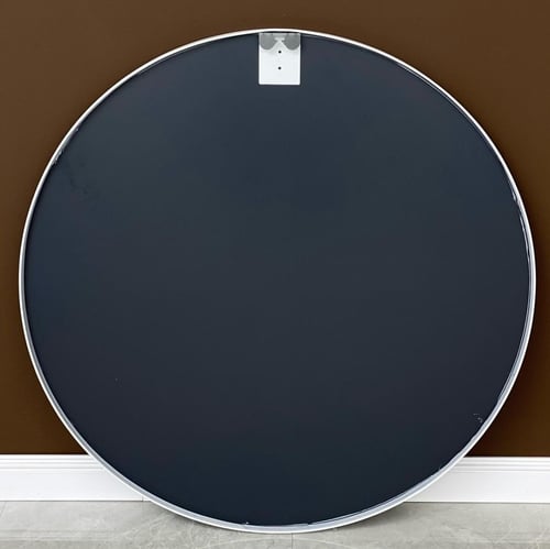 مرايا جدارية مدورة ابيض