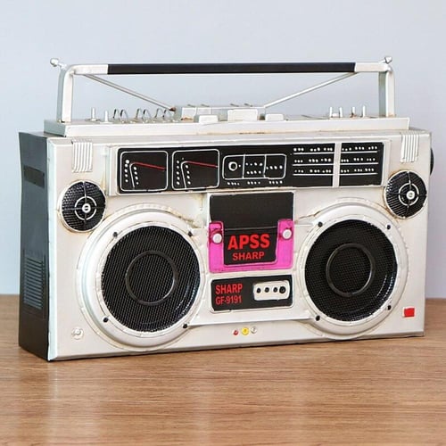 ديكور راديو كاسيت حديد انتك