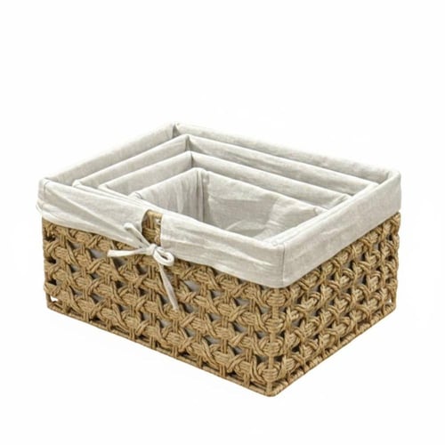 سلال تخزين لون بيج