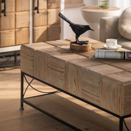 طاولة قهوة خشب كلاسك REVIA