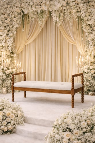 بنش خشب فخم