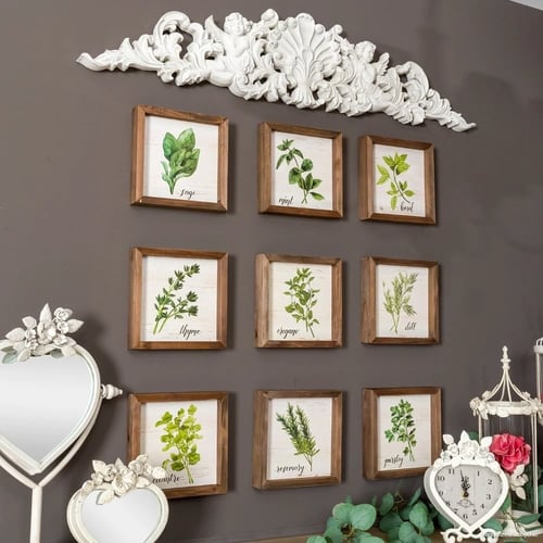 ‎مجموعة براويز جدارية خشب