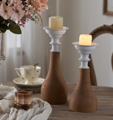 شمعدان خشب REVO