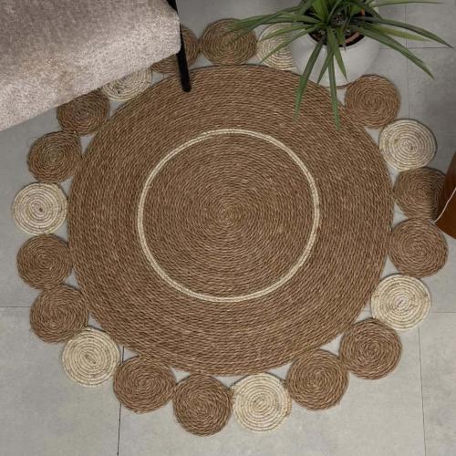 مفرش بوهيمي مدور ZAYA