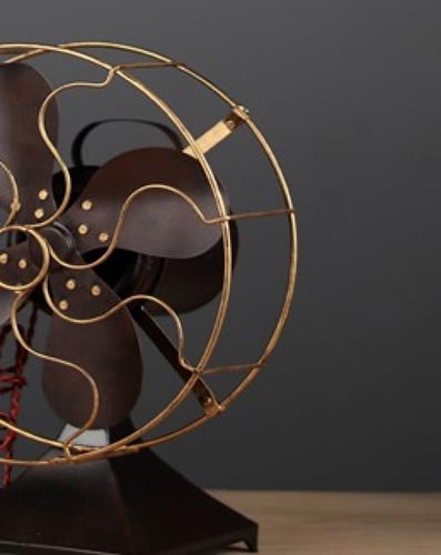 ديكور مروحة حديد انتك