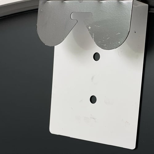 مرايا جدارية مدورة ابيض