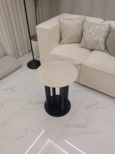 طاولة خدمة مفرد خشب اسود