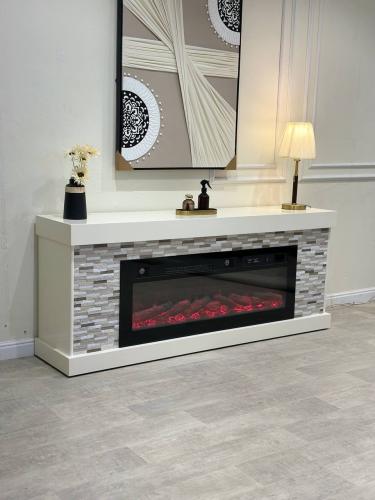 دفاية مع ديكور بتصميم فاخر دفاية كهربائية