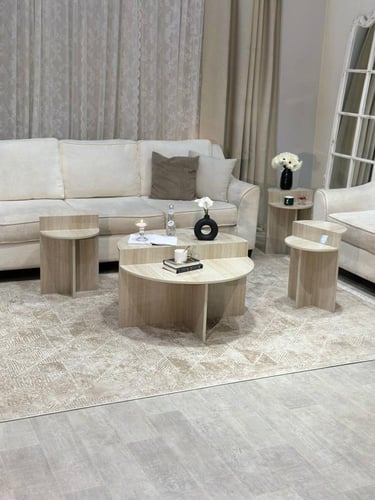طقم طاولات بديل الرخام – فخامة وأناقة بلمسة عصرية