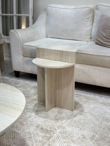 طاولة جانبية بديل الرخام