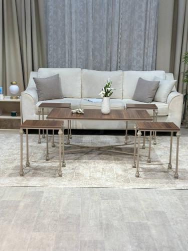 طقم طاولات ضيافة فاخر من تودو مع 4 خدمة