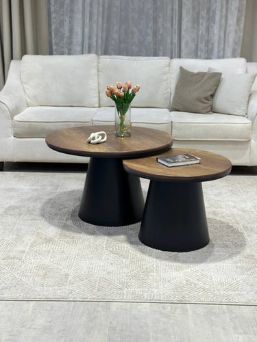 طقم طاولتين مع 4 طاولات خدمة*عروض رمضان