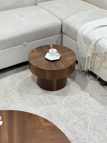 طقم طاولات ارضيه قشره جوز