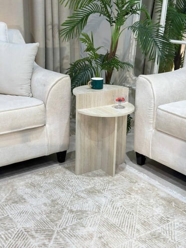 طاولة جانبية بديل الرخام