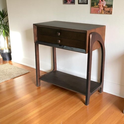 مدخل خشب قشرة جوز الهند مع 2 أدراج - بتصميم أنيق و...