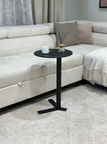 طاولة خدمة حديد أسود - بتصميم فاخر وأنيق