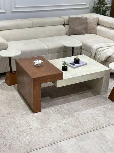 طقم طاولة ضيافة مع 4 خدمة سطح بديل الرخام مع سنتيا...