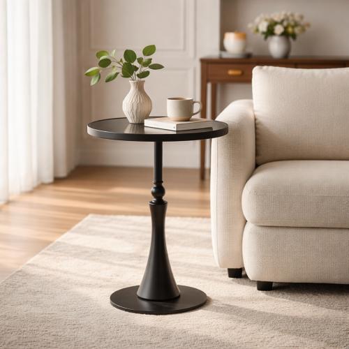 طاولة خدمة سطح زجاج شفاف *35*55 سم