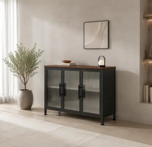 خزانة متعدد الاستخدام مقاس 105*80 BF-07 BROWN
