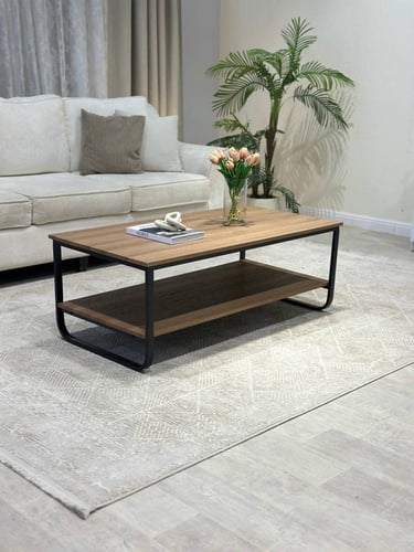 طاولة ضيافة دورين بسطح خشبي