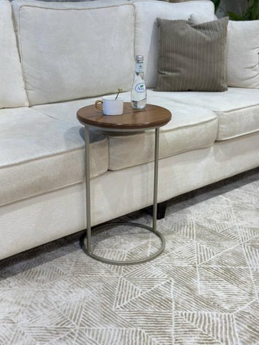 طقم طاولات خدمة 4 حبة لون شمباني