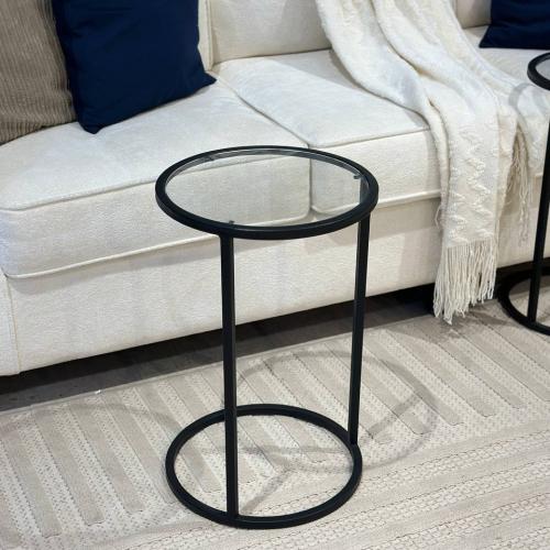 طاولة خدمة زجاج دائرية *عروض رمضان