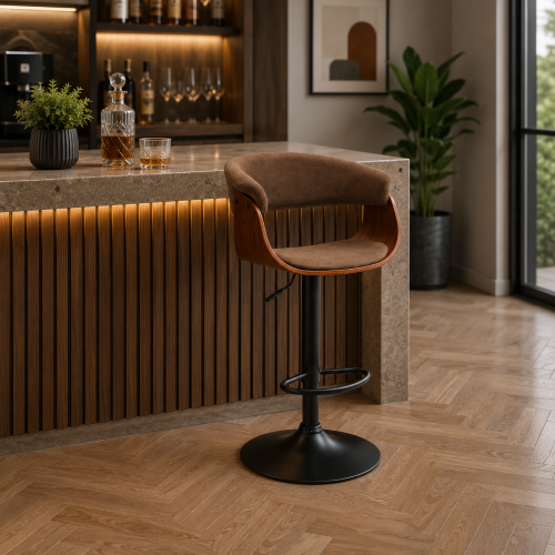 كرسي بستم قماش SHC-009 BROWN