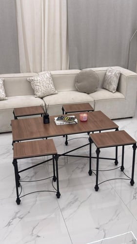 طقم طاولات ضيافة فاخر من تودو مع 4 خدمة