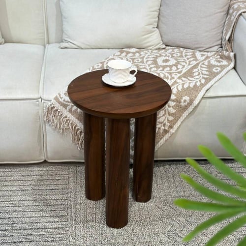 طاولة خدمة قشرة جوز الهند